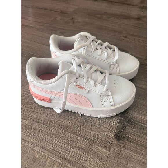 PUMA Caven Sneaker, White-Pink Out, size 10 - Picture 1 of 7